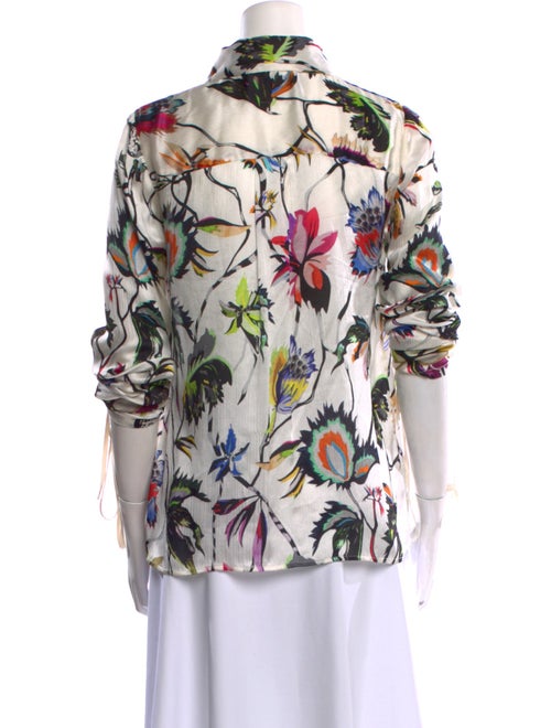 Jason Wu Silk Floral Print Blouse