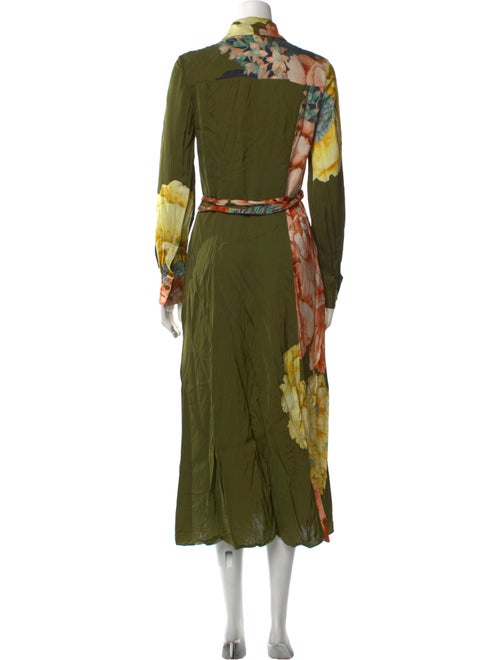 Jason Wu Floral Print Midi Length Dress