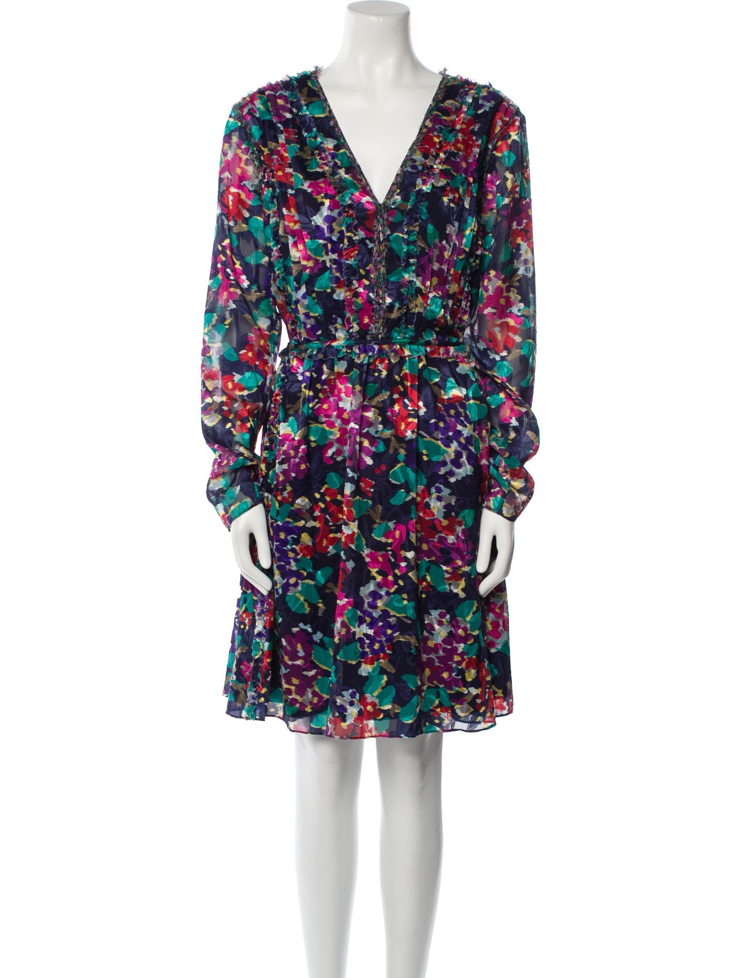 Jason Wu Floral Print Knee-Length Dress