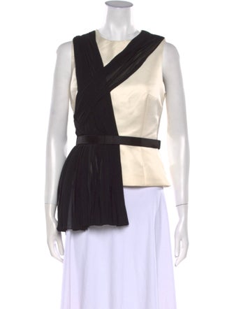 Jason Wu Crew Neck Sleeveless Top