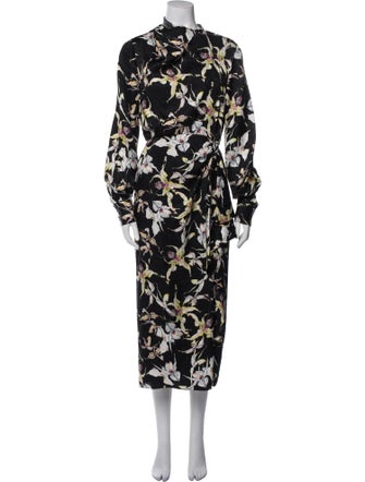 Jason Wu Silk Midi Length Dress