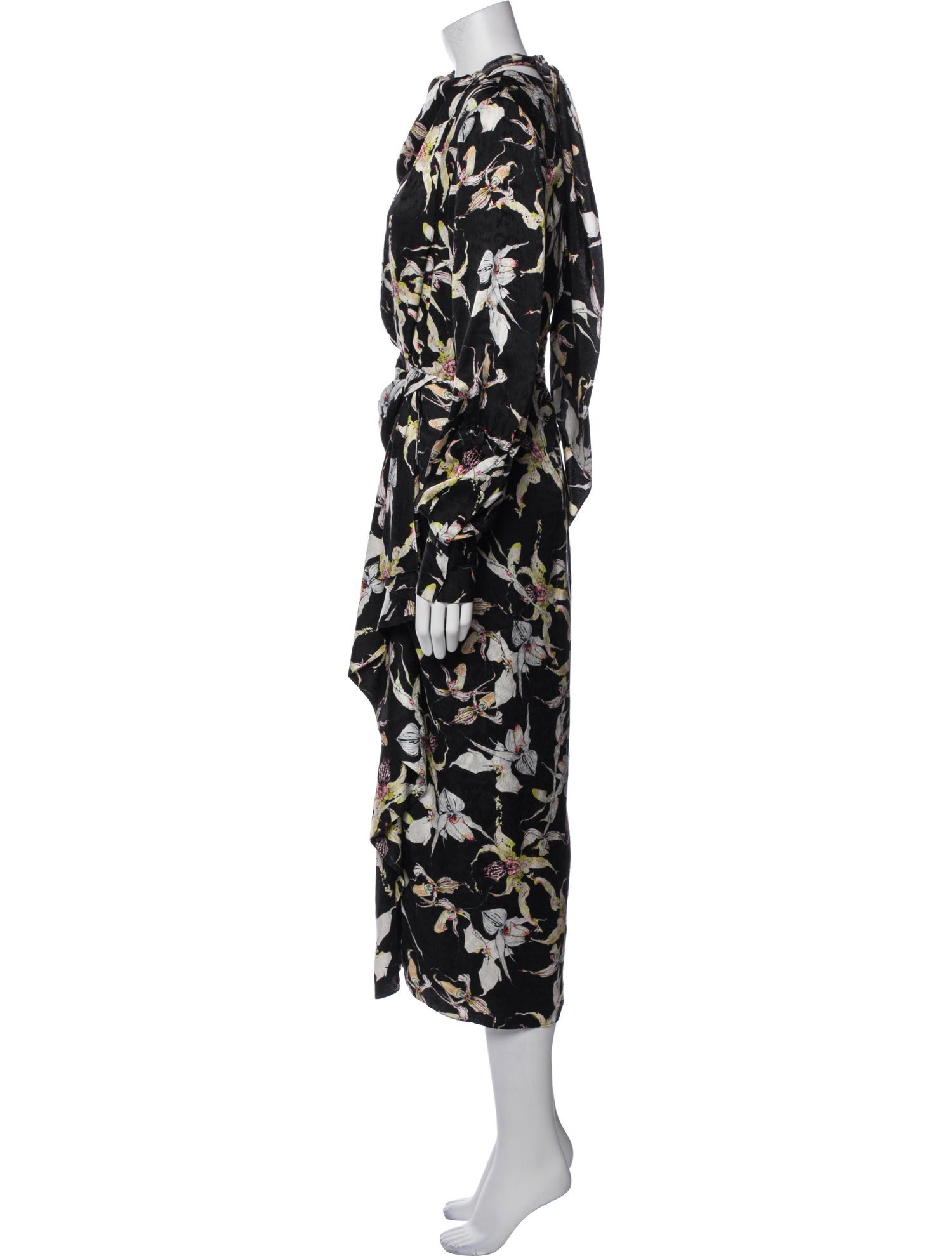 Jason Wu Silk Midi Length Dress