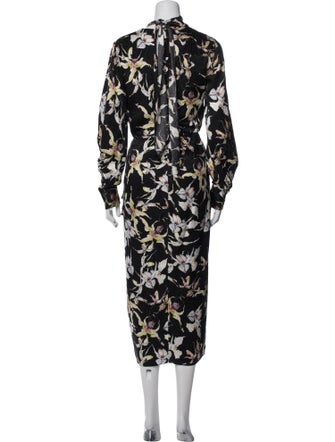 Jason Wu Silk Midi Length Dress