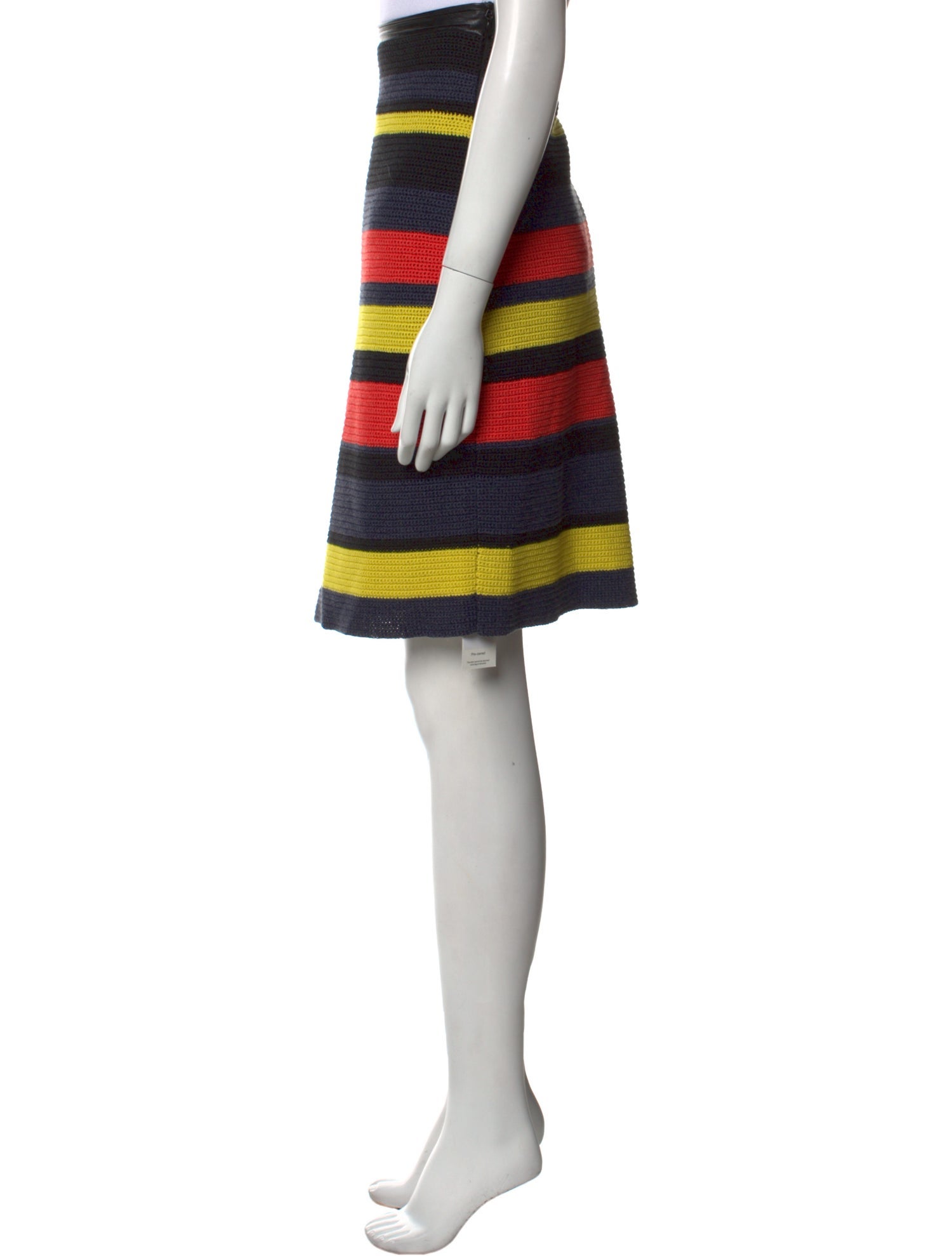Jason Wu Striped Knee-Length Skirt