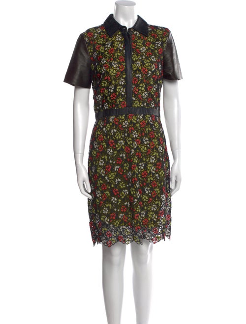 Jason Wu Floral Print Knee-Length Dress