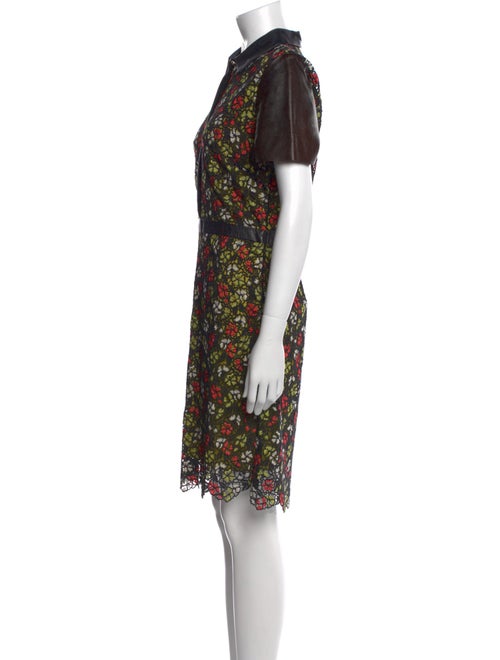 Jason Wu Floral Print Knee-Length Dress
