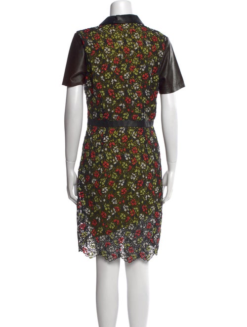 Jason Wu Floral Print Knee-Length Dress