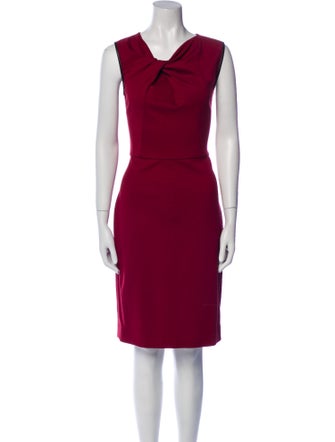 Jason Wu Cowl Neck Knee-Length Dress