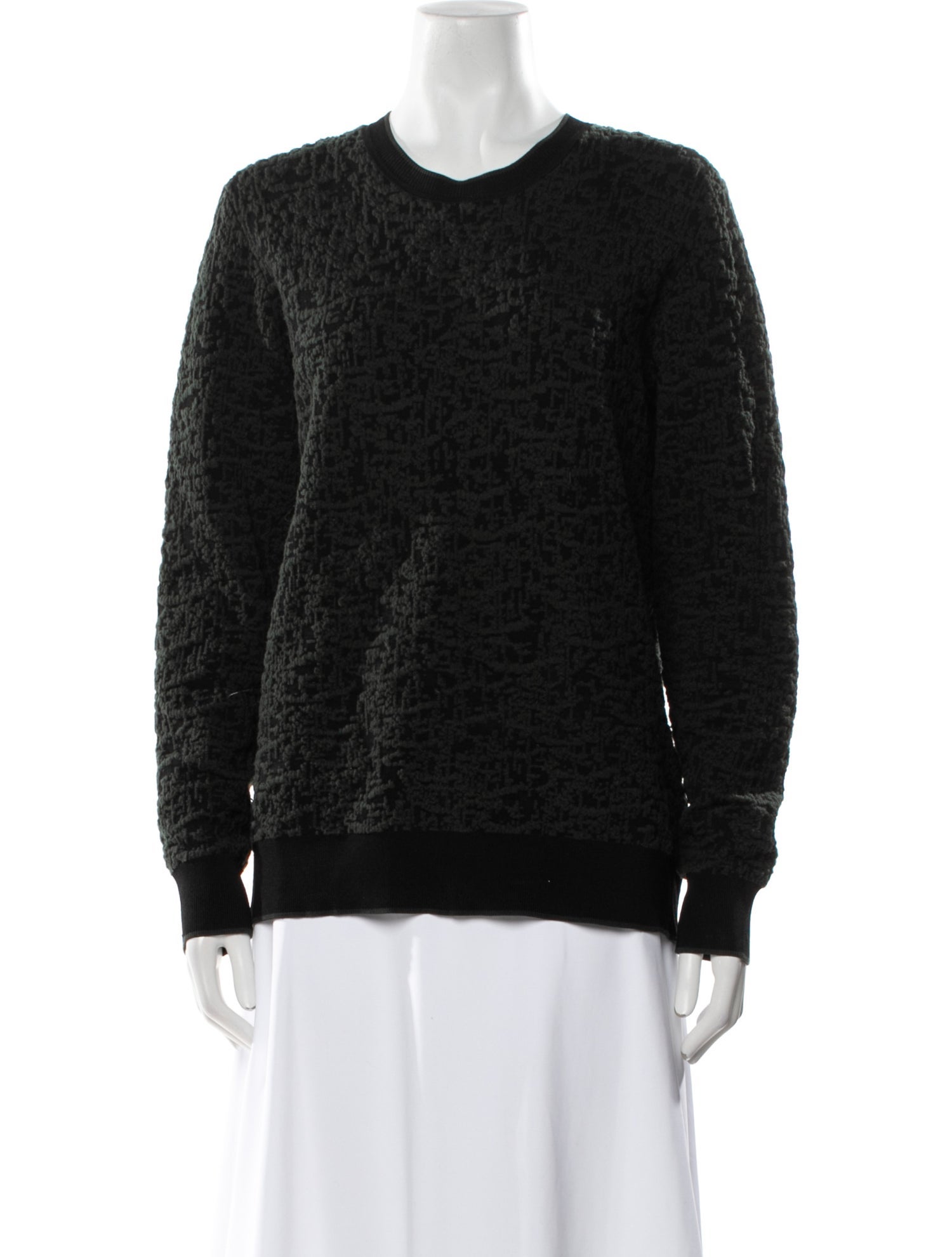 Jason Wu Crew Neck Long Sleeve Sweatshirt