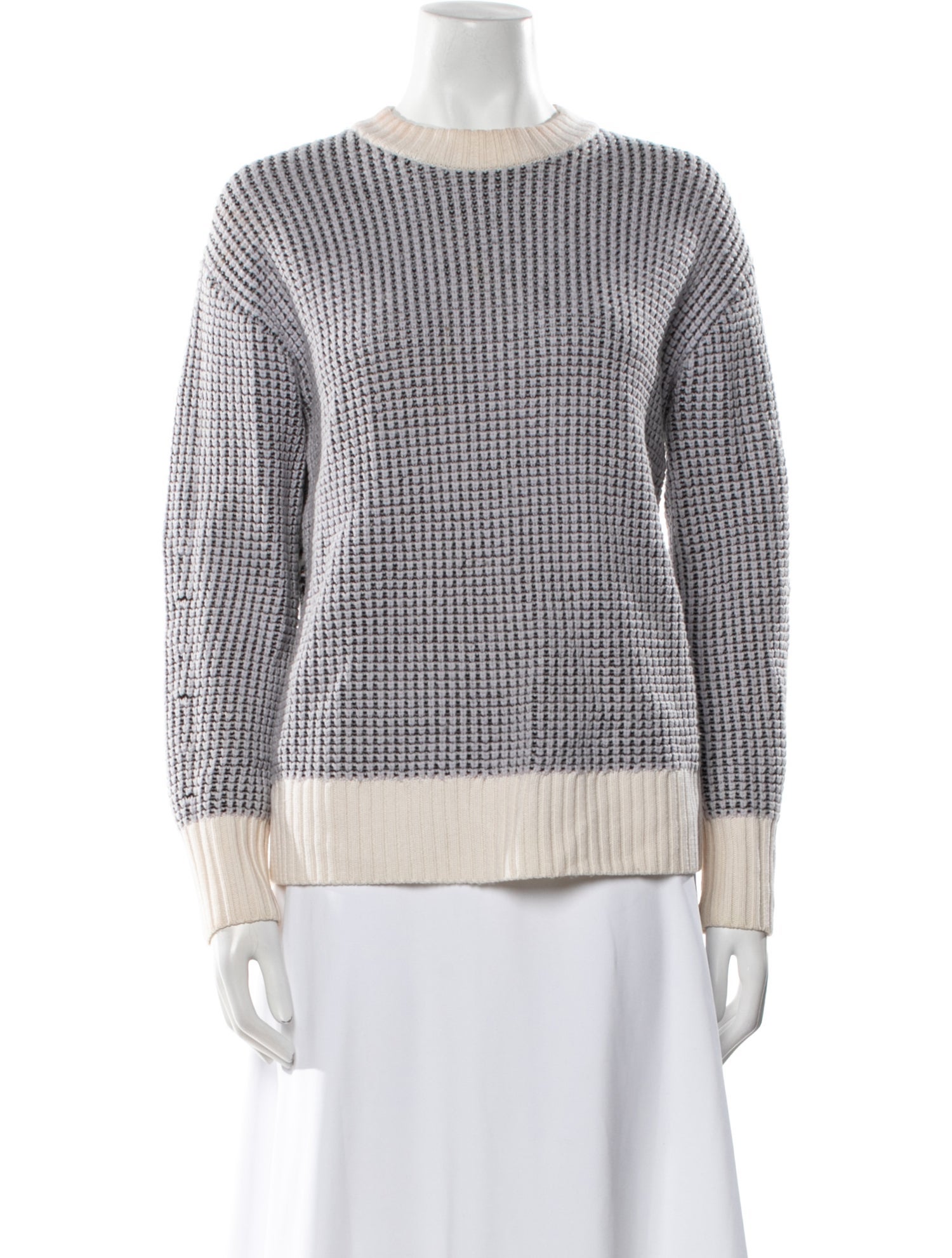 Jason Wu Wool Plaid Print Sweater
