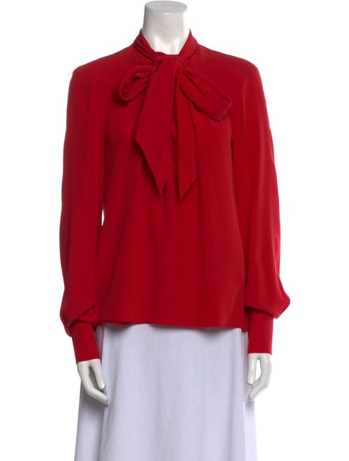 Jason Wu Silk Mock Neck Blouse