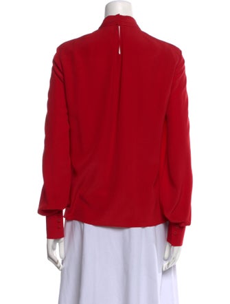 Jason Wu Silk Mock Neck Blouse