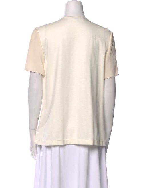 Jason Wu Scoop Neck Short Sleeve Blouse