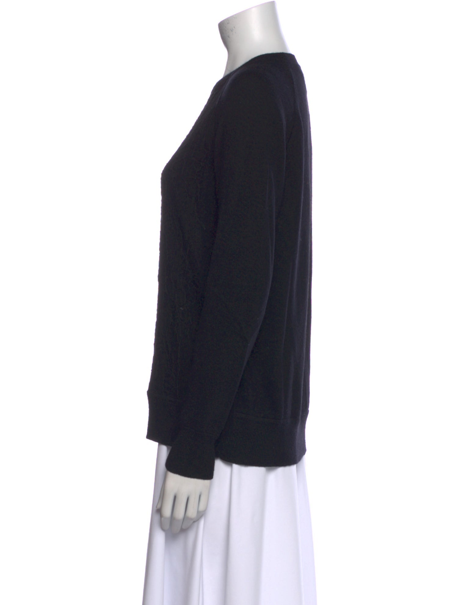 Jason Wu Merino Wool Crew Neck Sweatshirt