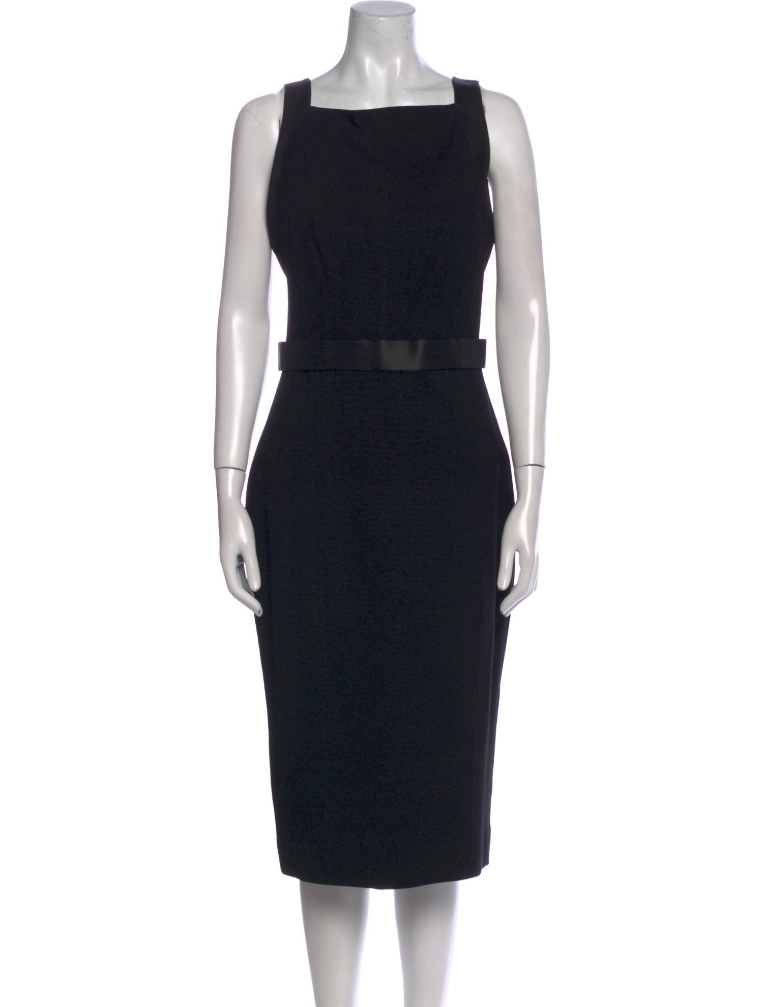 Jason Wu Square Neckline Midi Length Dress