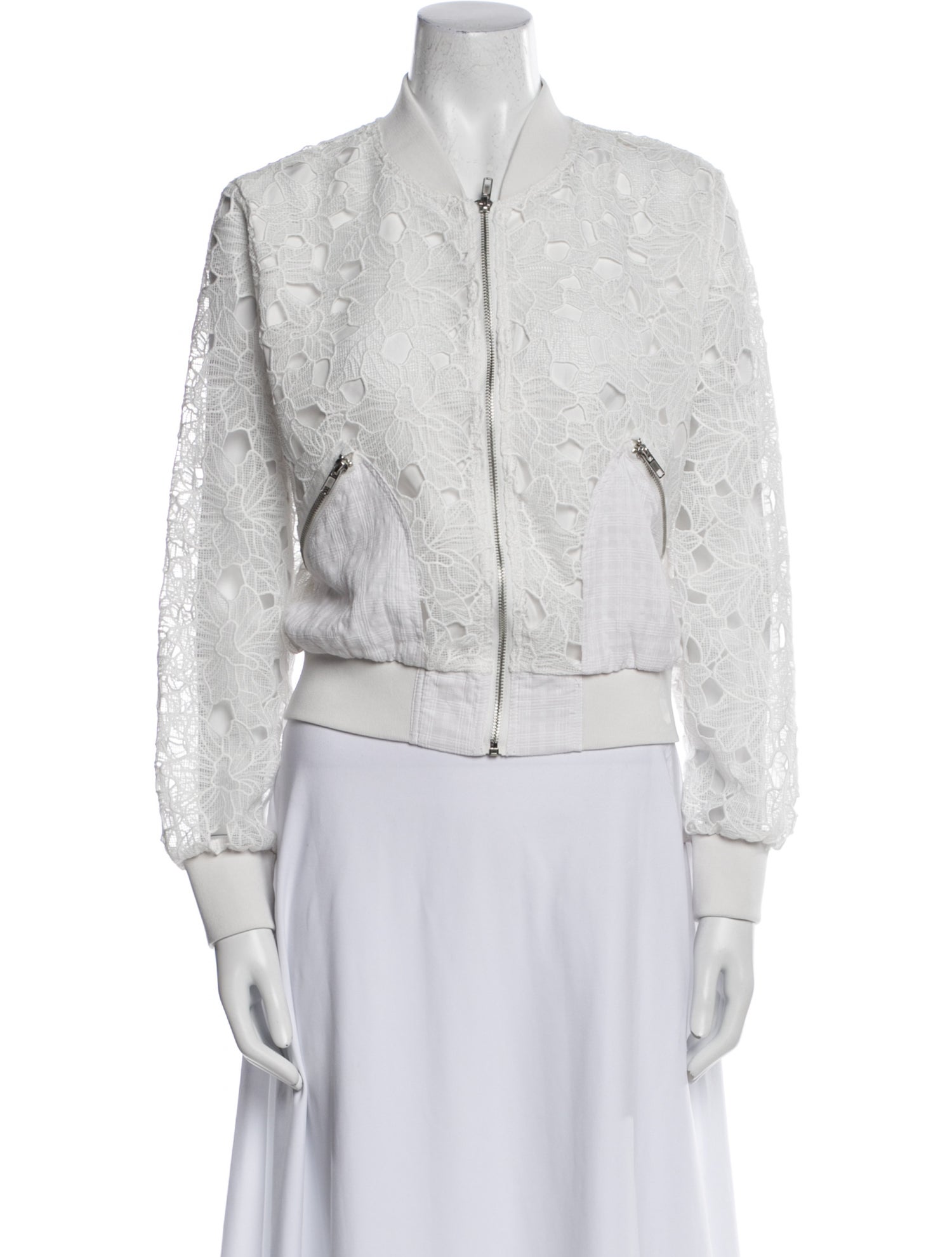 Jason Wu Patterned Bomber Jacket