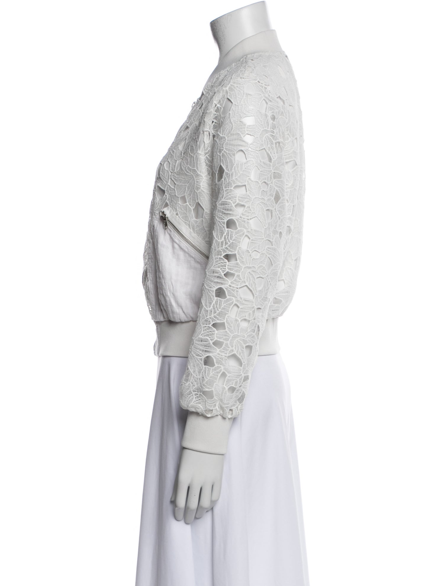 Jason Wu Patterned Bomber Jacket