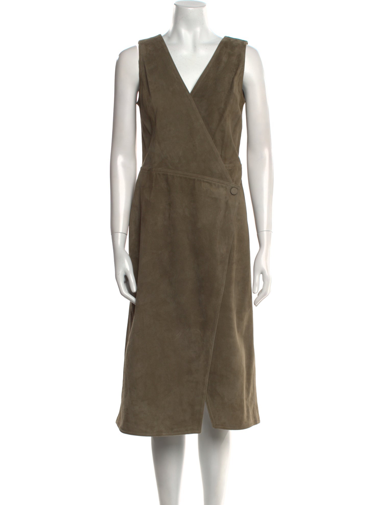 Jason Wu Leather Midi Length Dress
