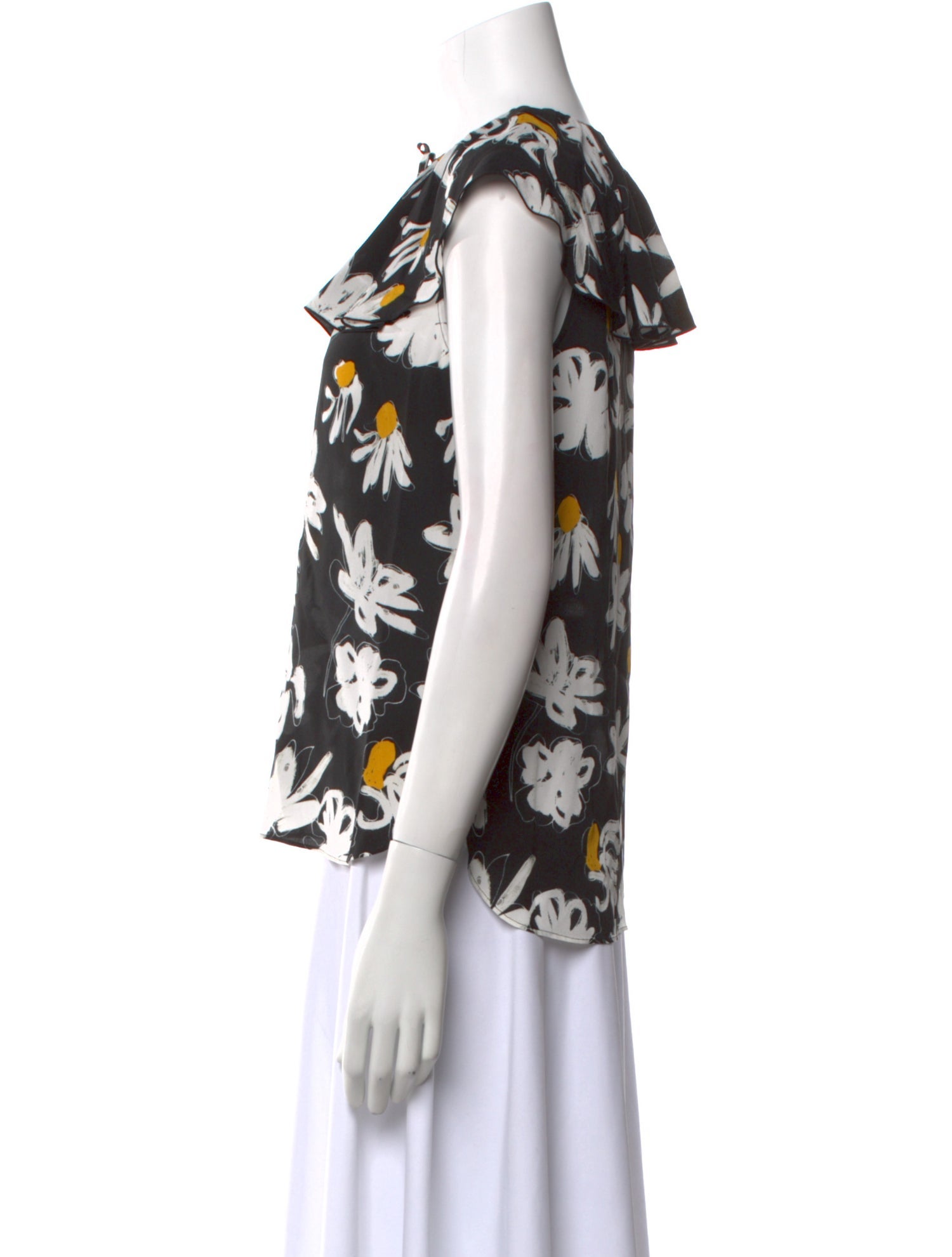 Jason Wu Silk Floral Print Blouse