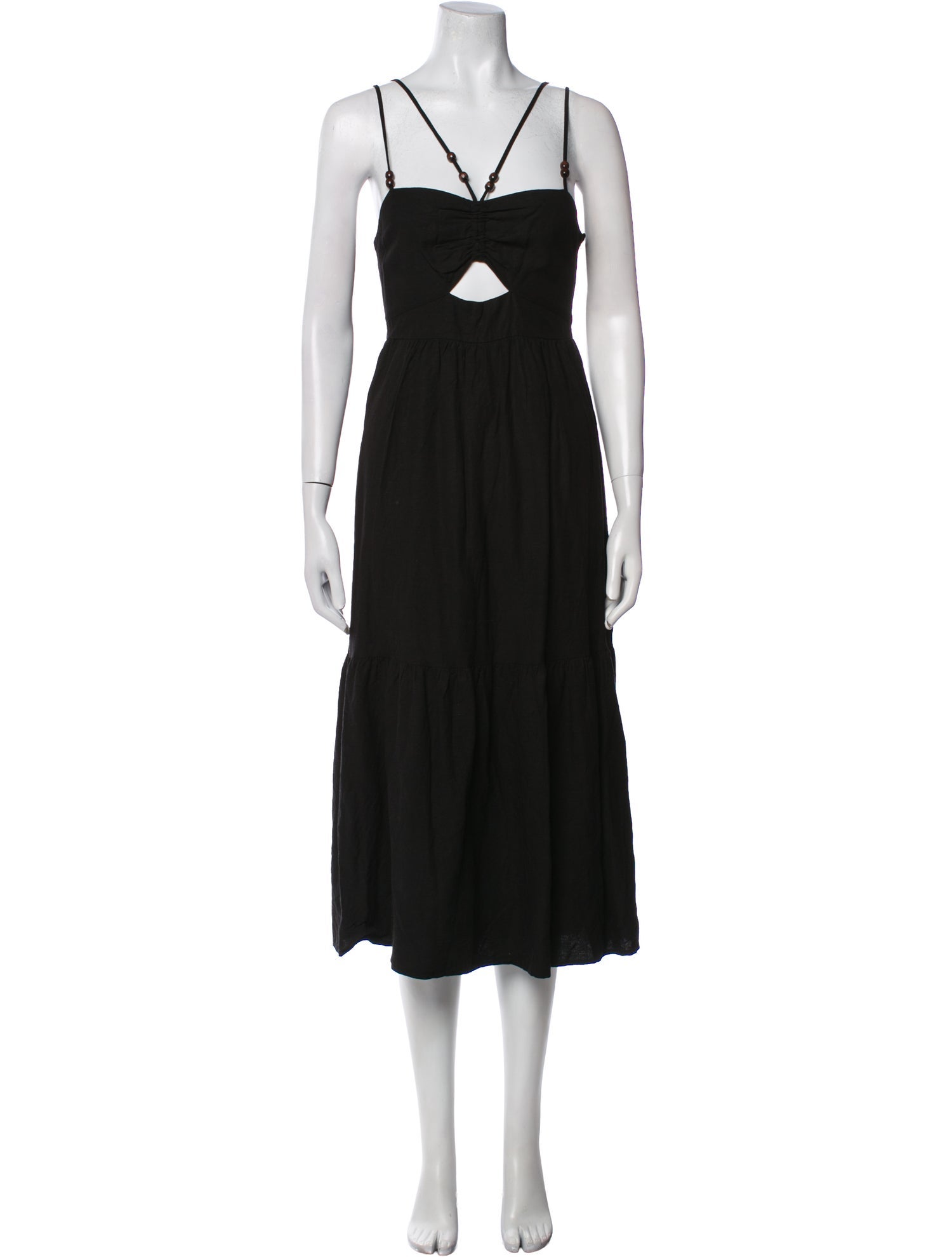 Jason Wu Square Neckline Midi Length Dress