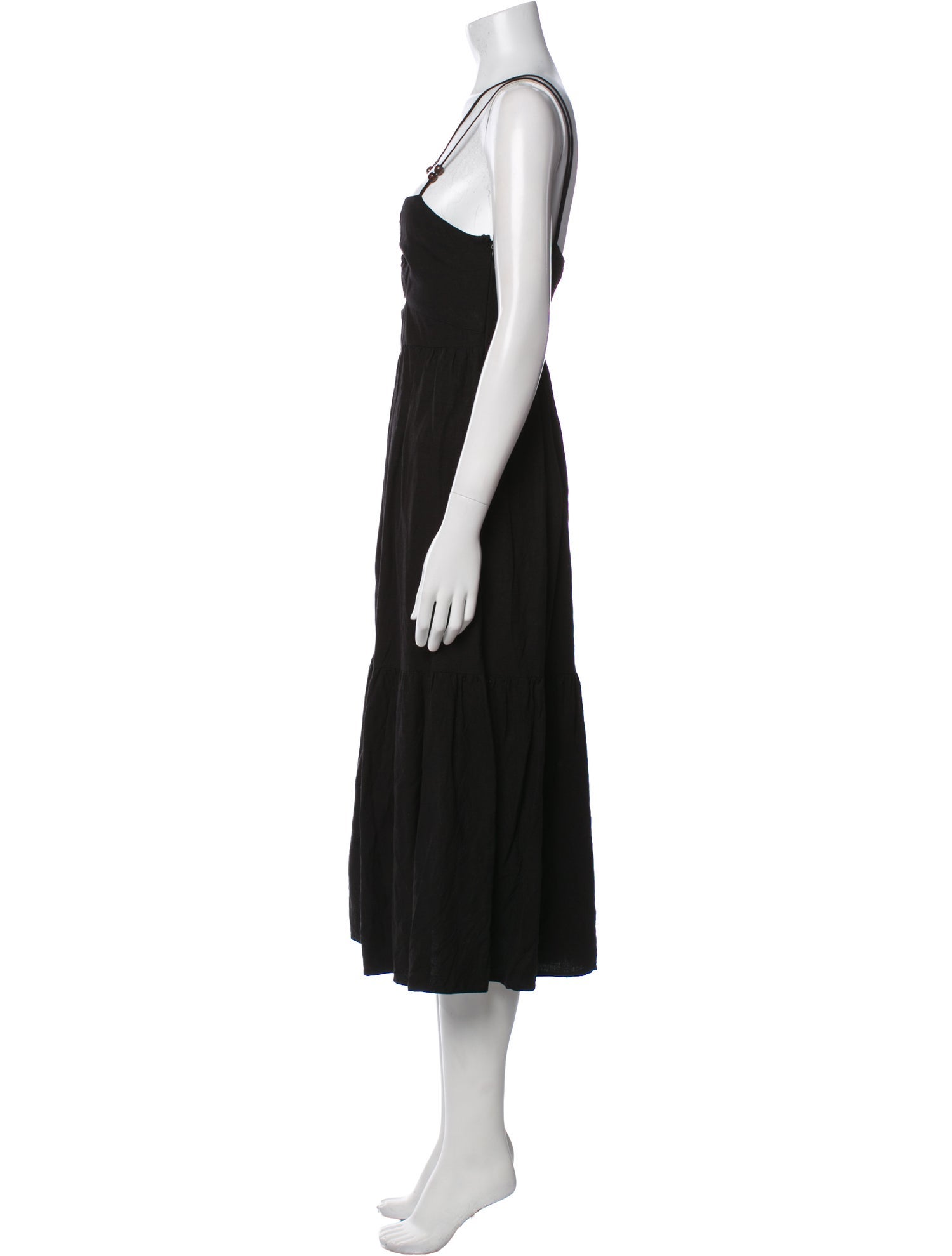 Jason Wu Square Neckline Midi Length Dress