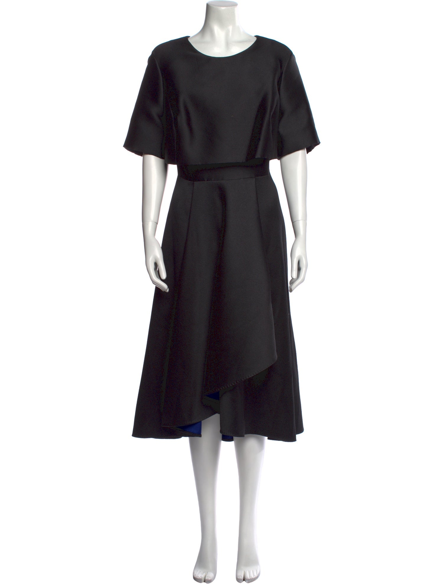 Jason Wu Scoop Neck Midi Length Dress