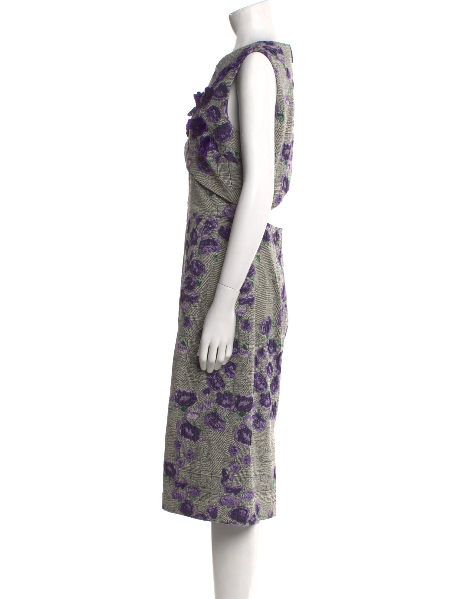 Jason Wu Printed Midi Length Dress