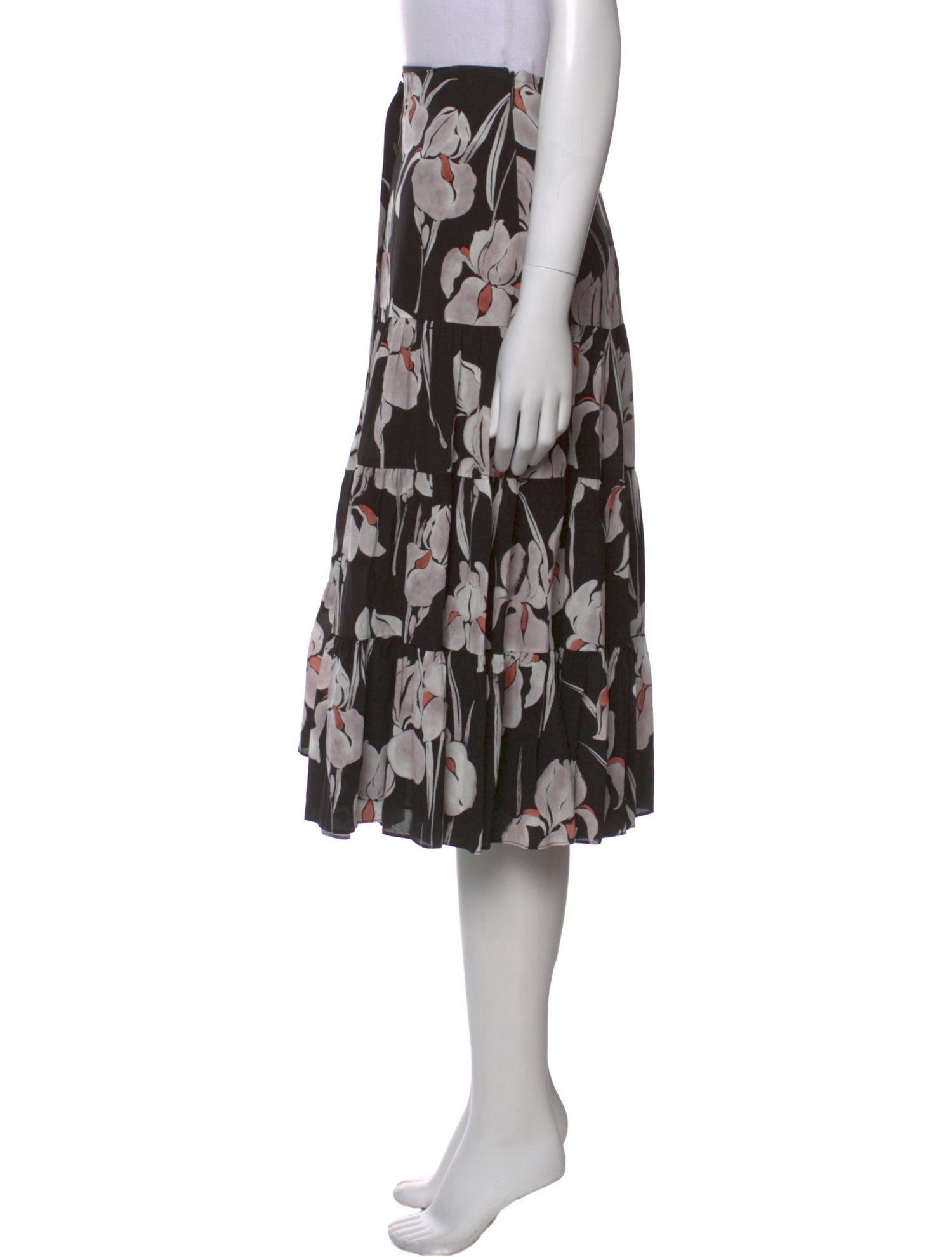 Jason Wu Silk Midi Length Skirt w/ Tags