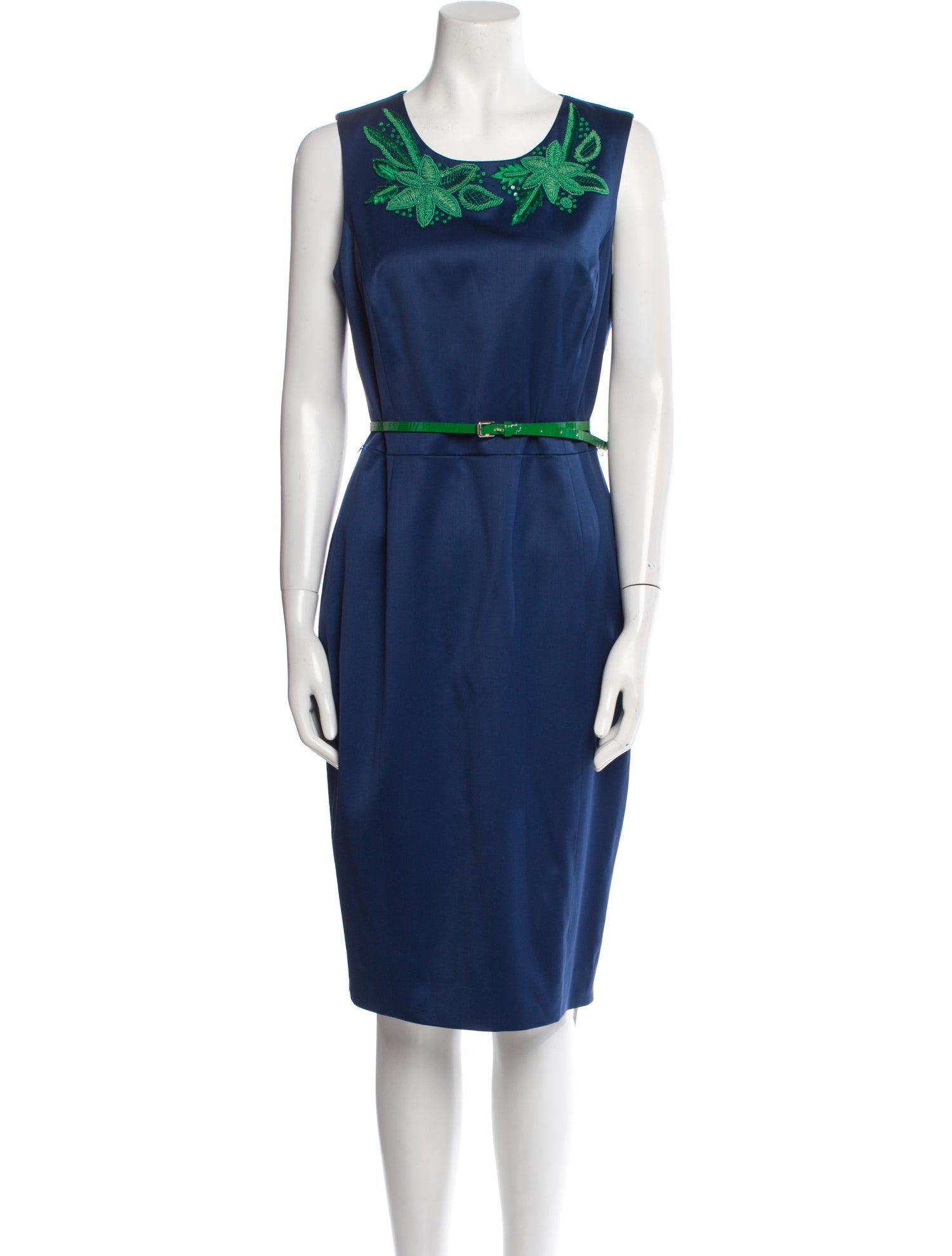 Jason Wu Virgin Wool Knee-Length Dress