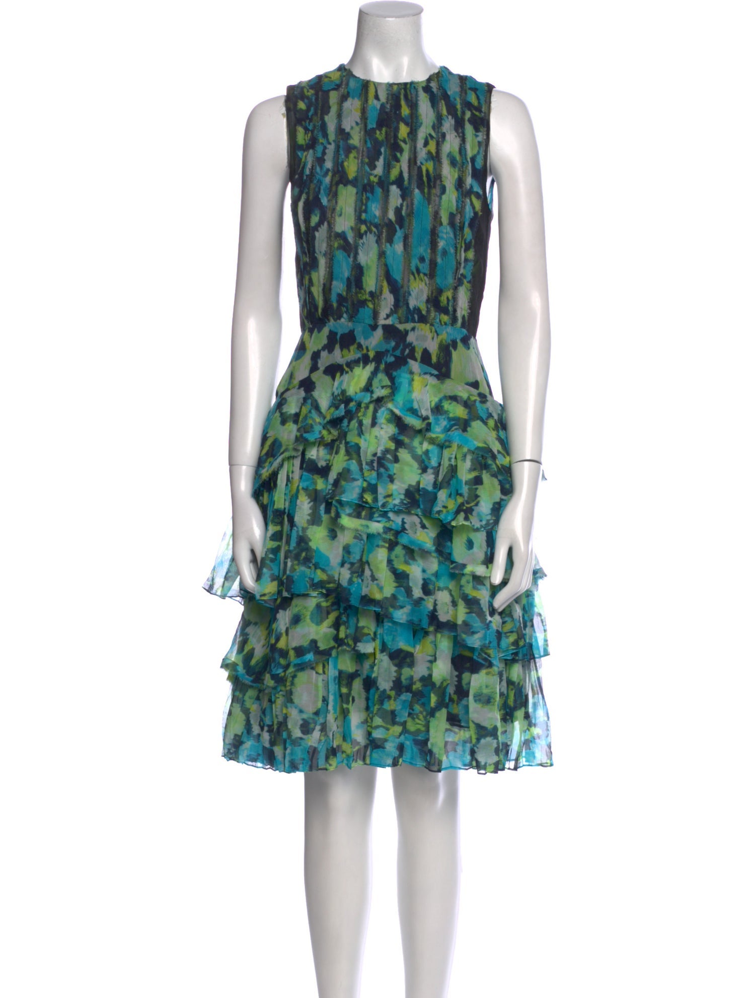 Jason Wu Printed Knee-Length Dress