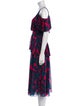 Jason Wu Floral Print Midi Length Dress