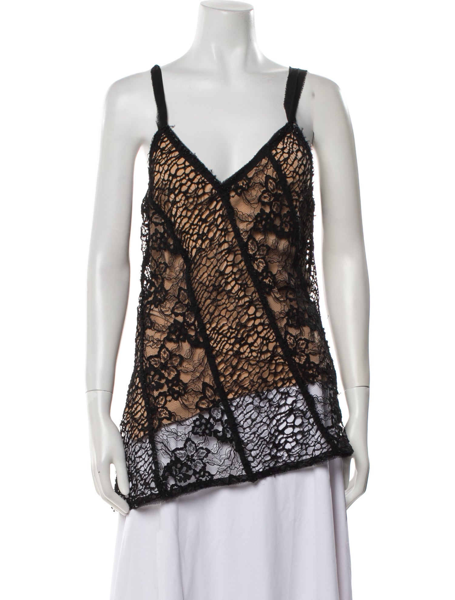 Jason Wu Printed V-Neck Top