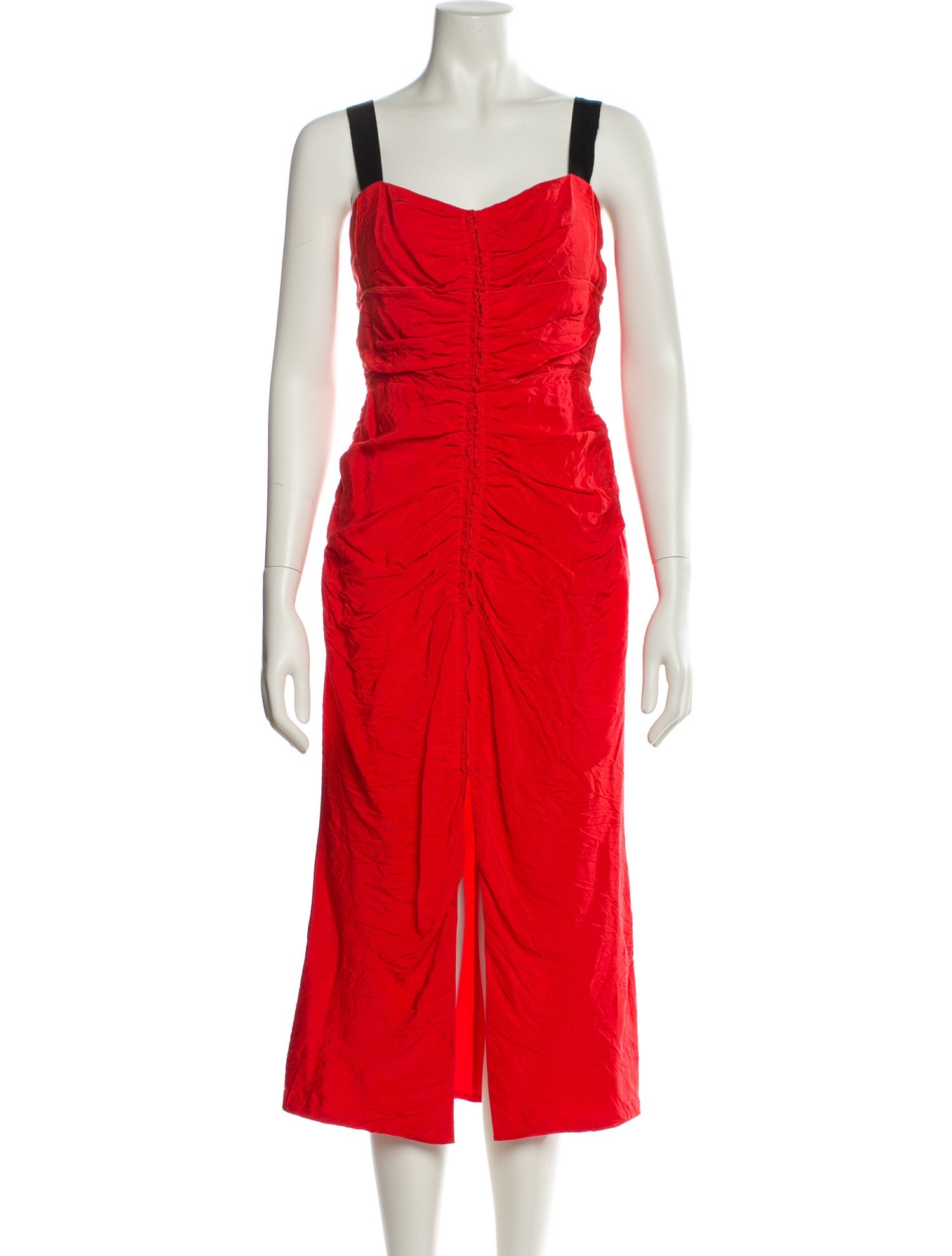Jason Wu Square Neckline Midi Length Dress