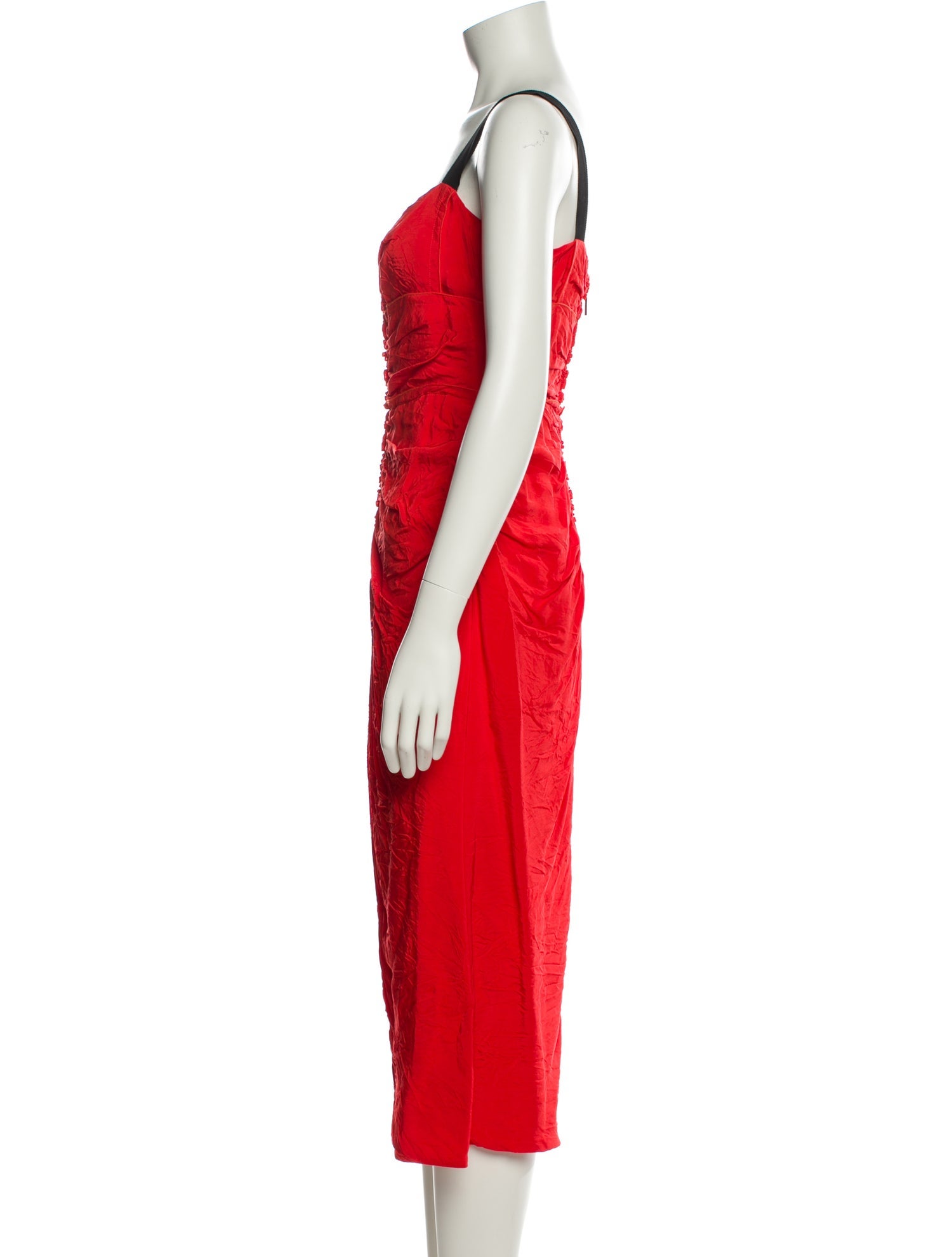 Jason Wu Square Neckline Midi Length Dress