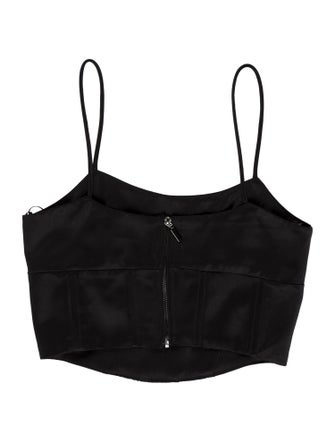 Jason Wu Strapless Crop Top