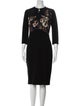 Jason Wu Printed Midi Length Dress