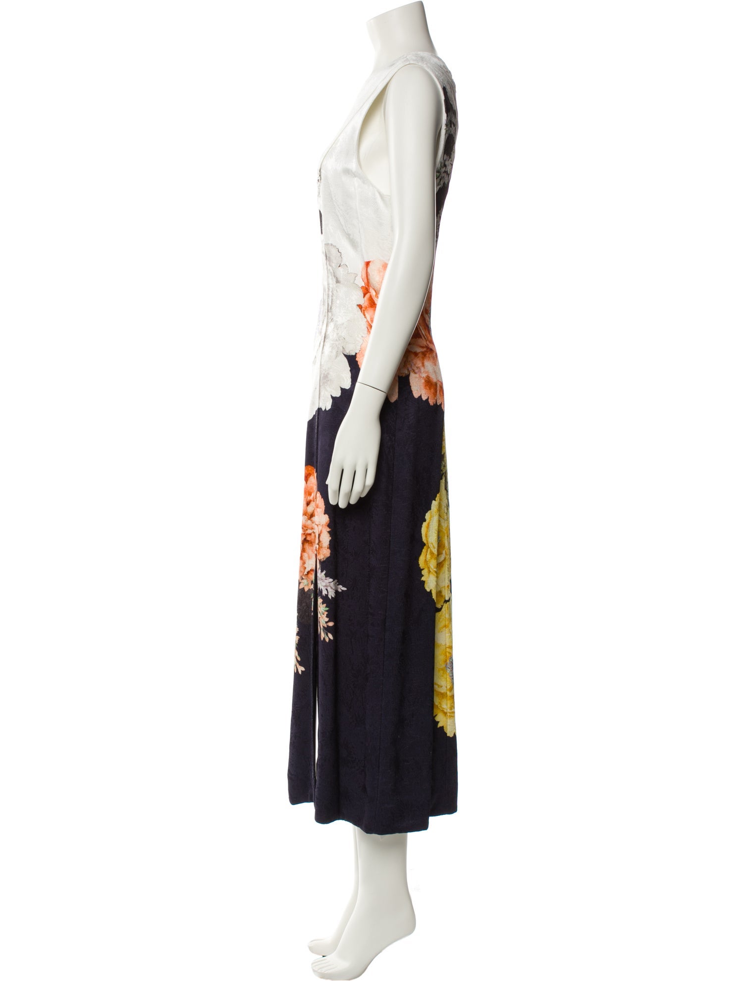 Jason Wu Floral Print Long Dress