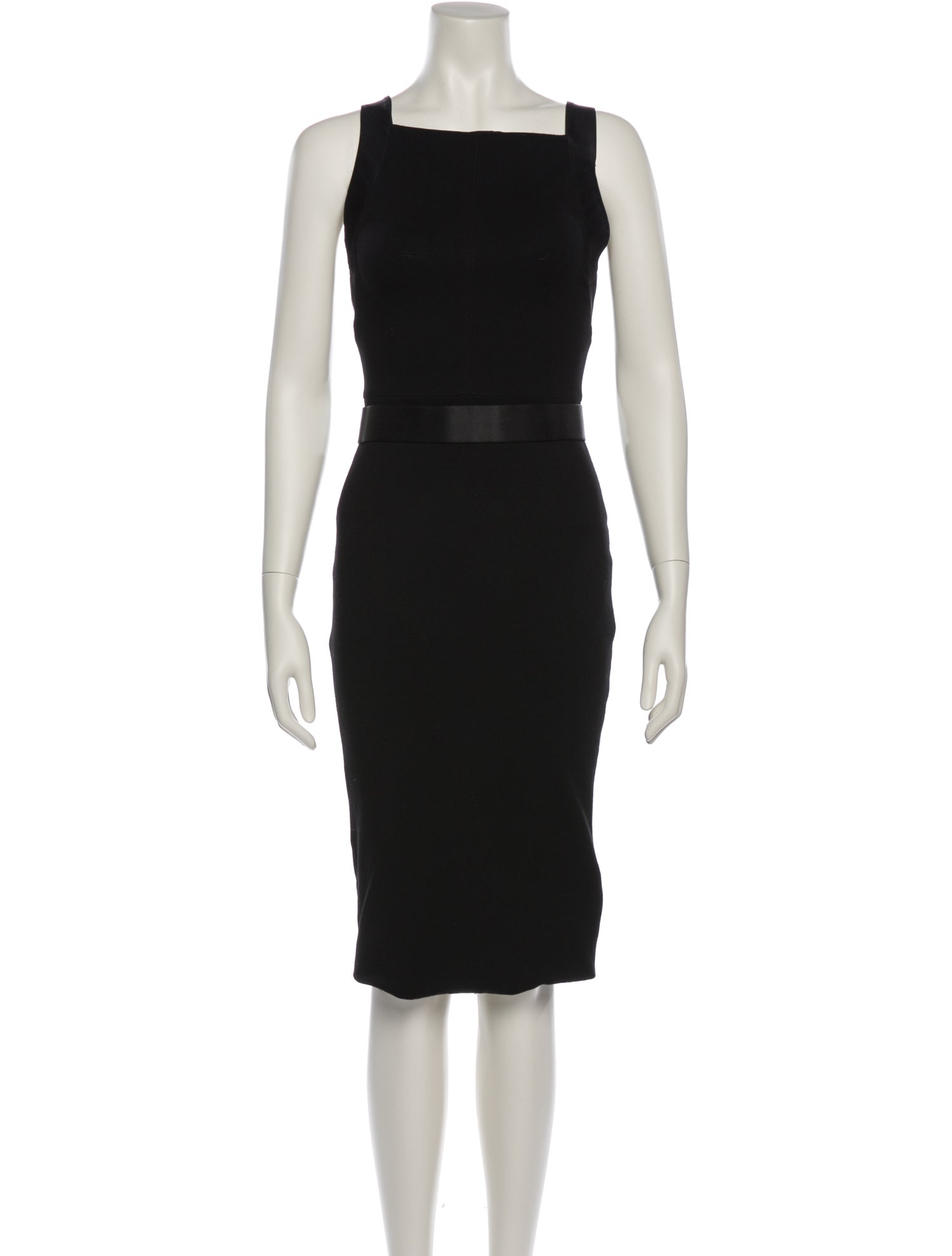 Jason Wu Square Neckline Midi Length Dress