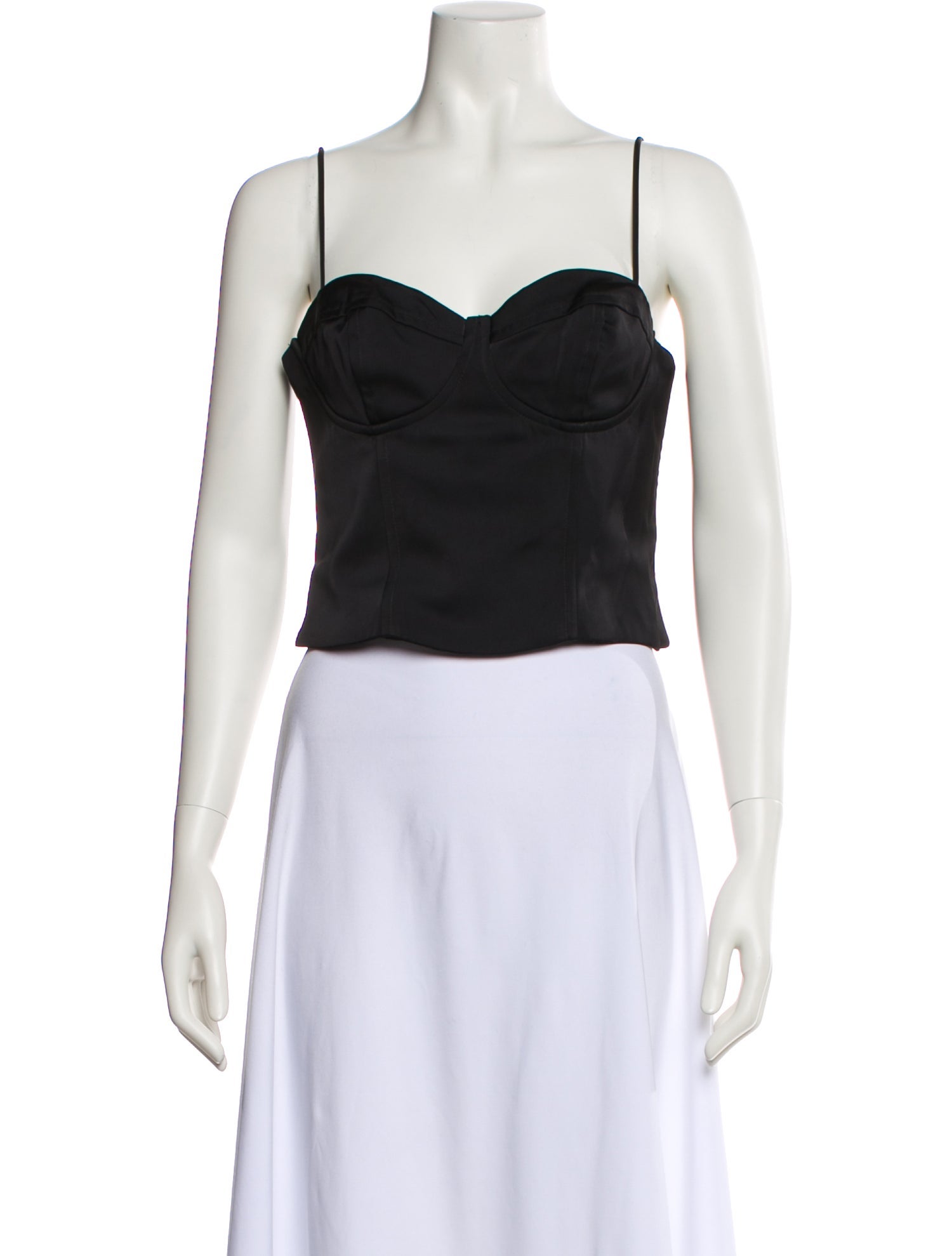 Jason Wu Square Neckline Sleeveless Crop Top