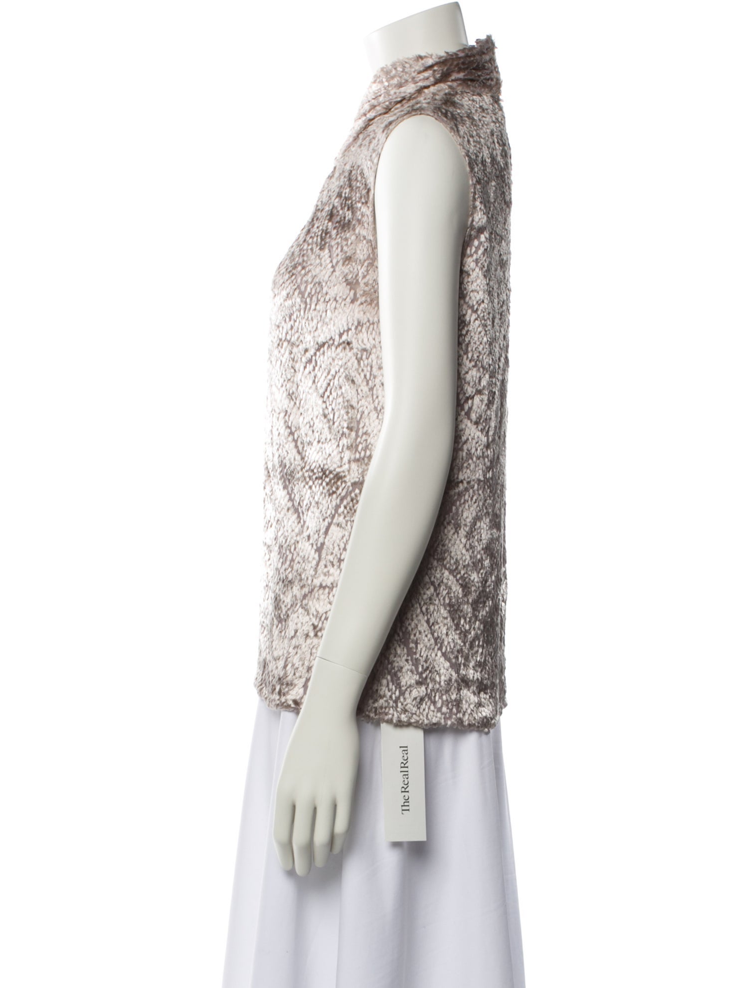 Jason Wu Printed Turtleneck Top