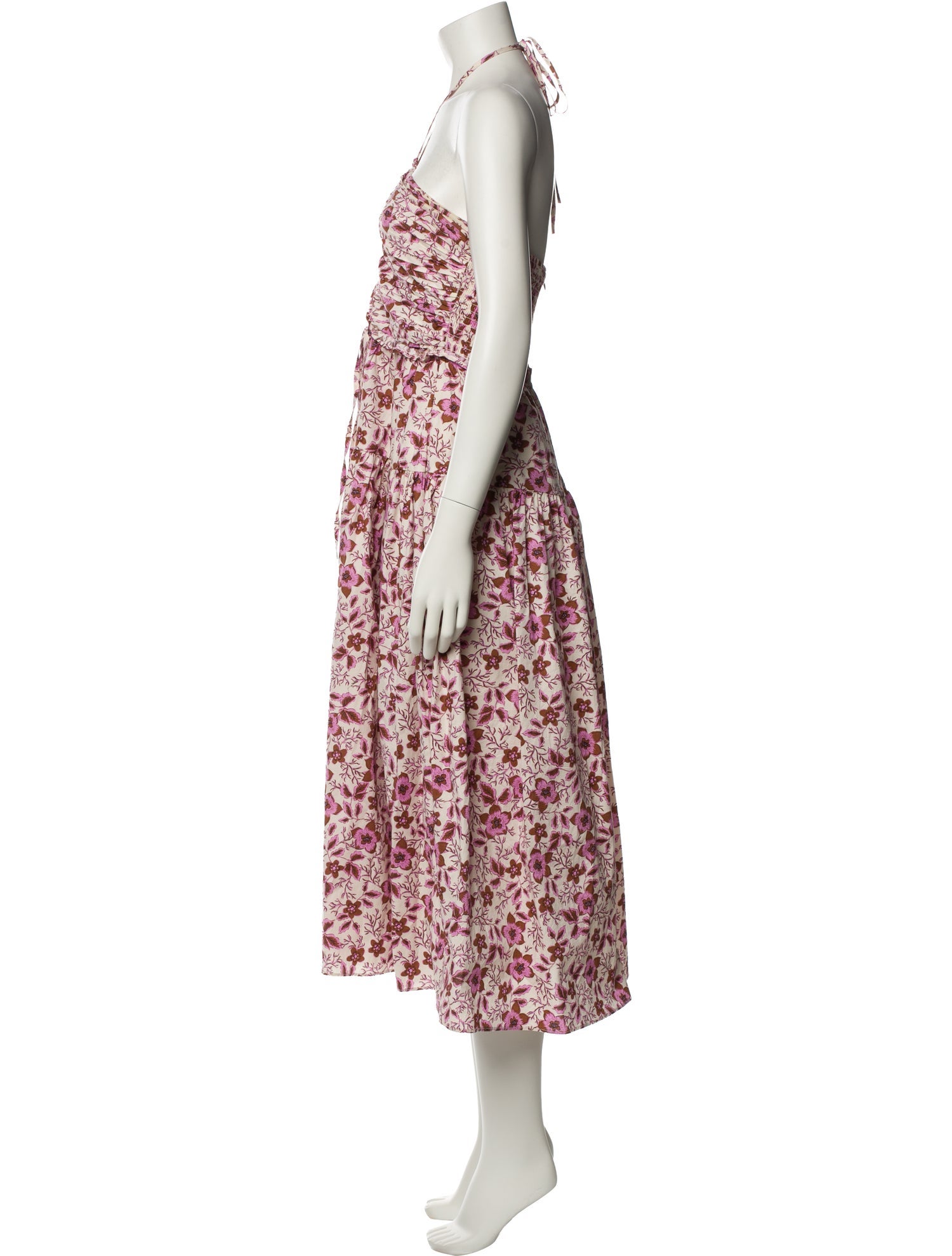 Jason Wu Floral Print Midi Length Dress