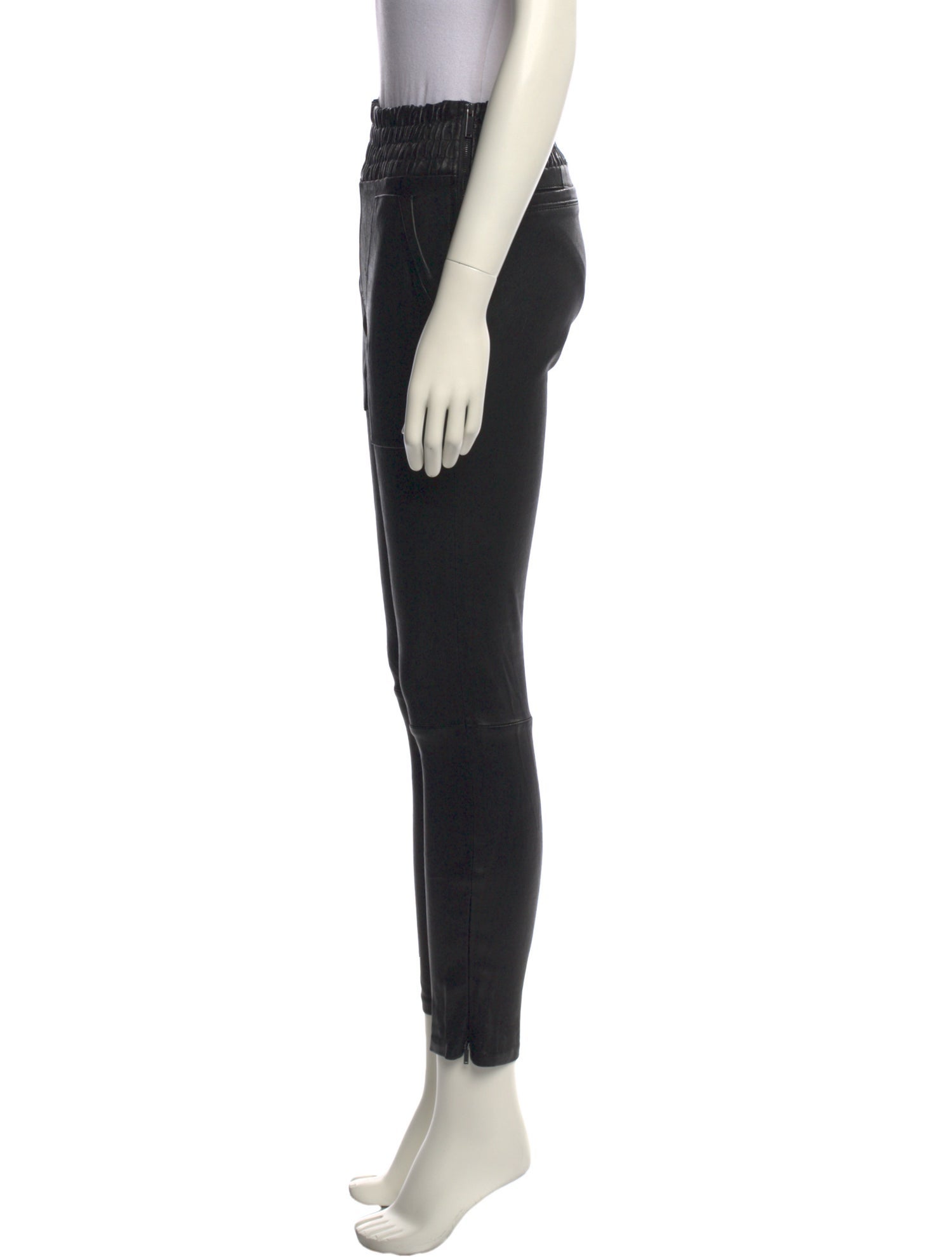 Jason Wu Lamb Leather Skinny Leg Pants