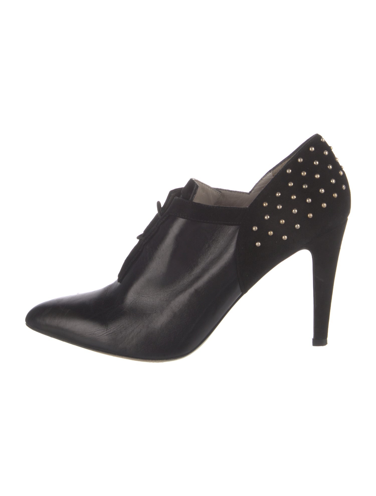 Jason Wu Leather Studded Accents D'Orsay Pumps