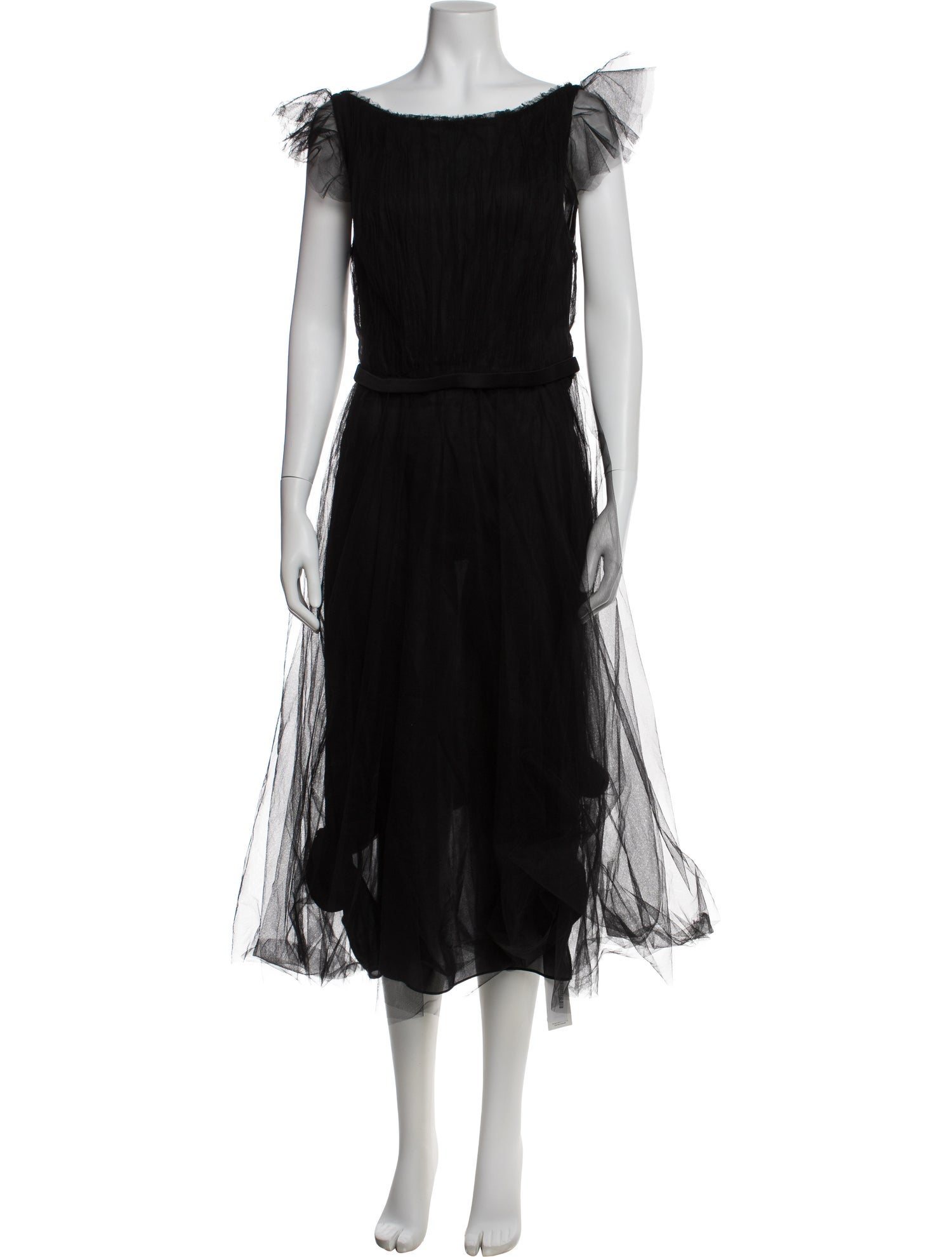 Jason Wu Bateau Neckline Long Dress