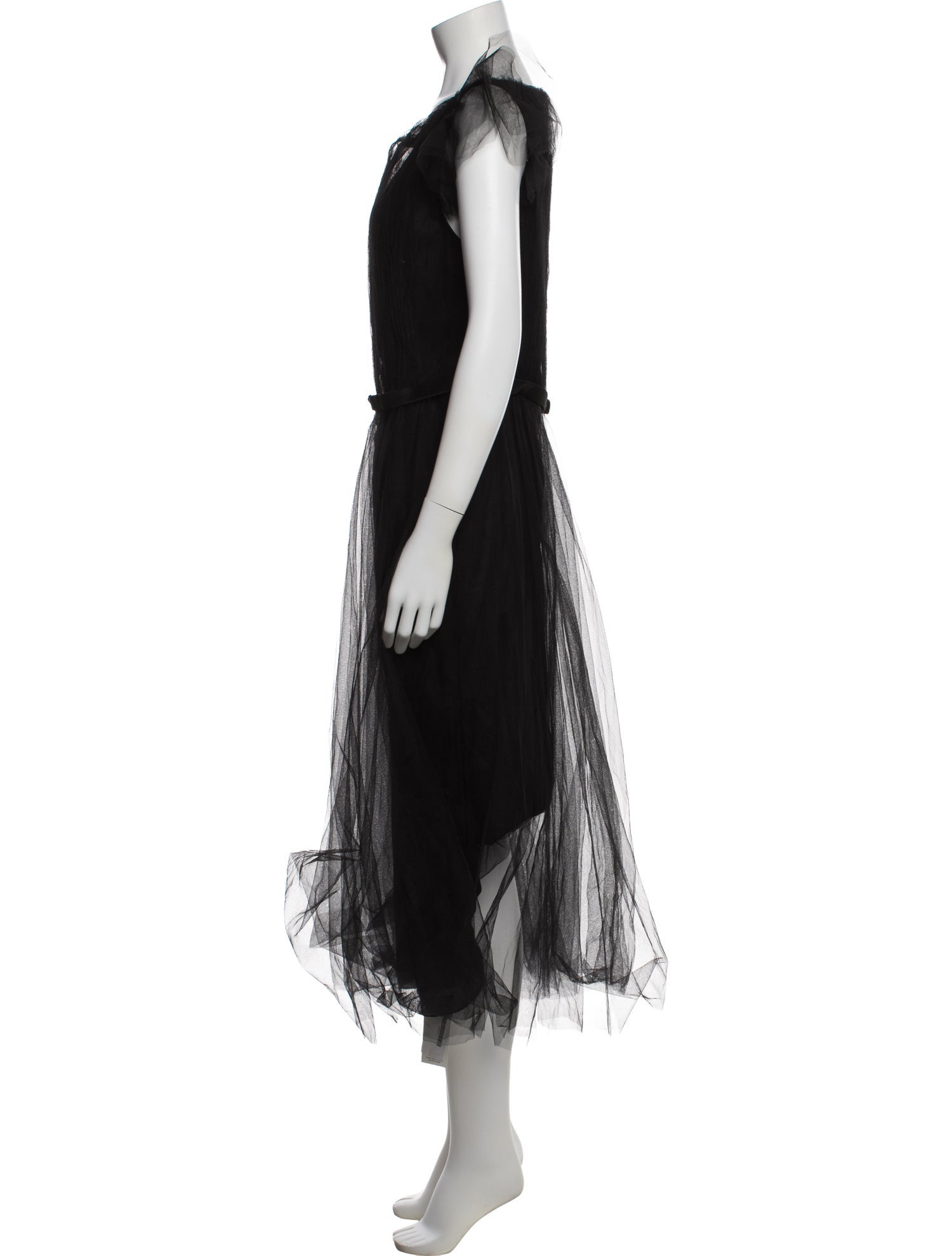 Jason Wu Bateau Neckline Long Dress