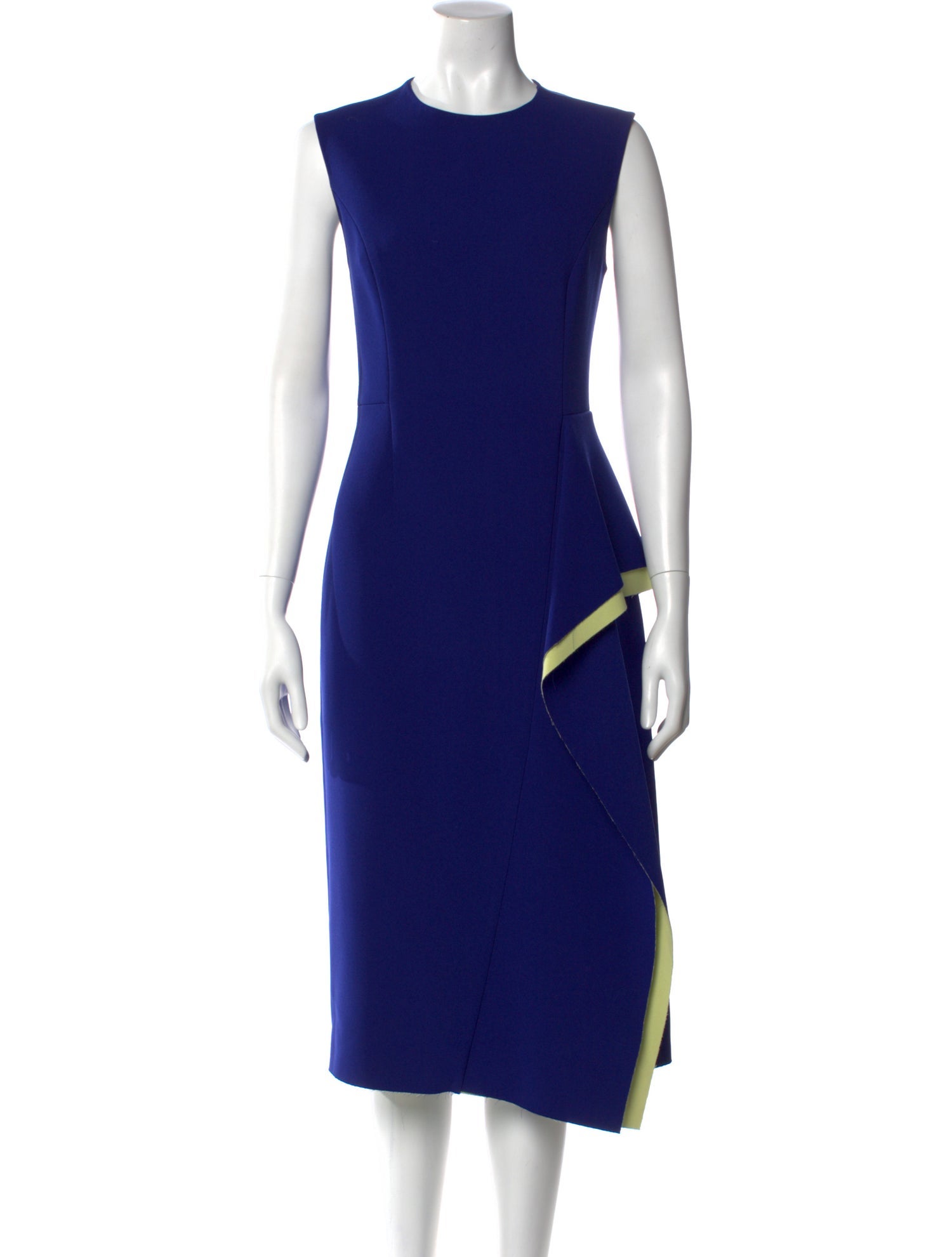 Jason Wu Collection Crew Neck Midi Length Dress