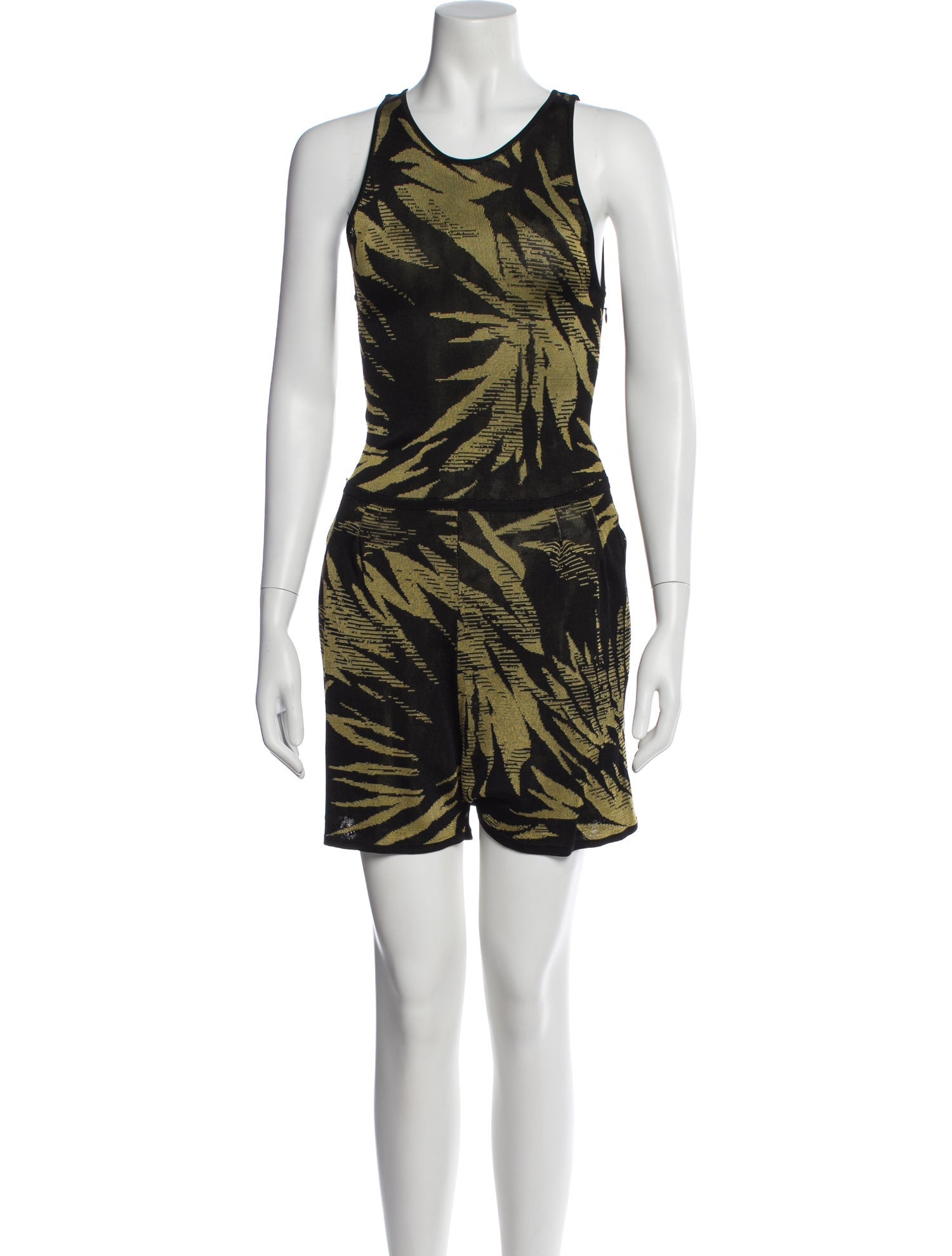 Jason Wu Printed Scoop Neck Romper