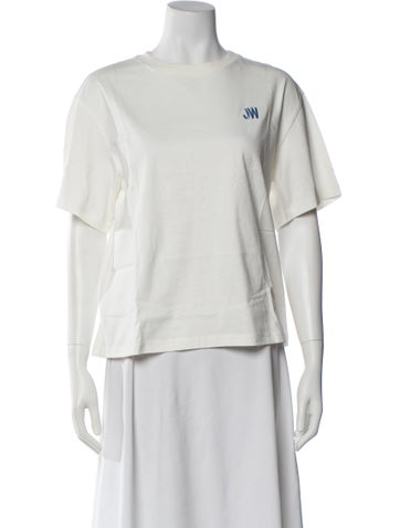 Pre-owned Jason Wu Crew Neck Short Sleeve T-shirt In White