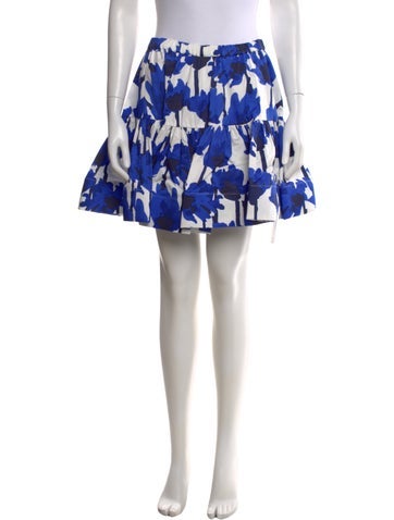 Pre-owned Jason Wu Printed Mini Skirt In Multi