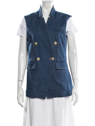 Pre-owned Jason Wu Vest In Blue